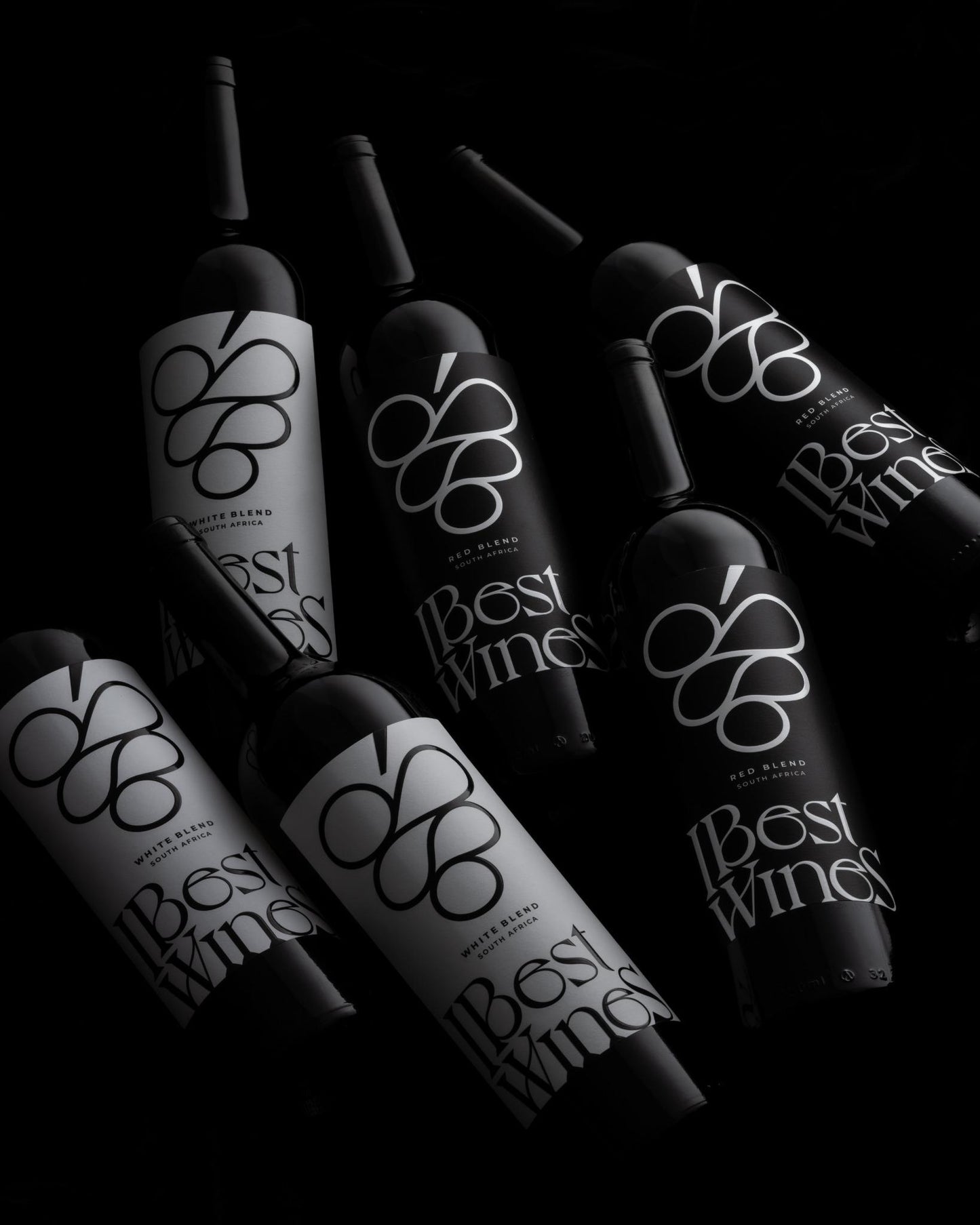 Six pack – Three bottles of Red Blend and Three bottles of White Blend