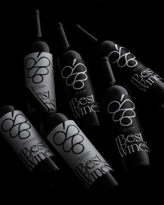 Six pack – Three bottles of Red Blend and Three bottles of White Blend