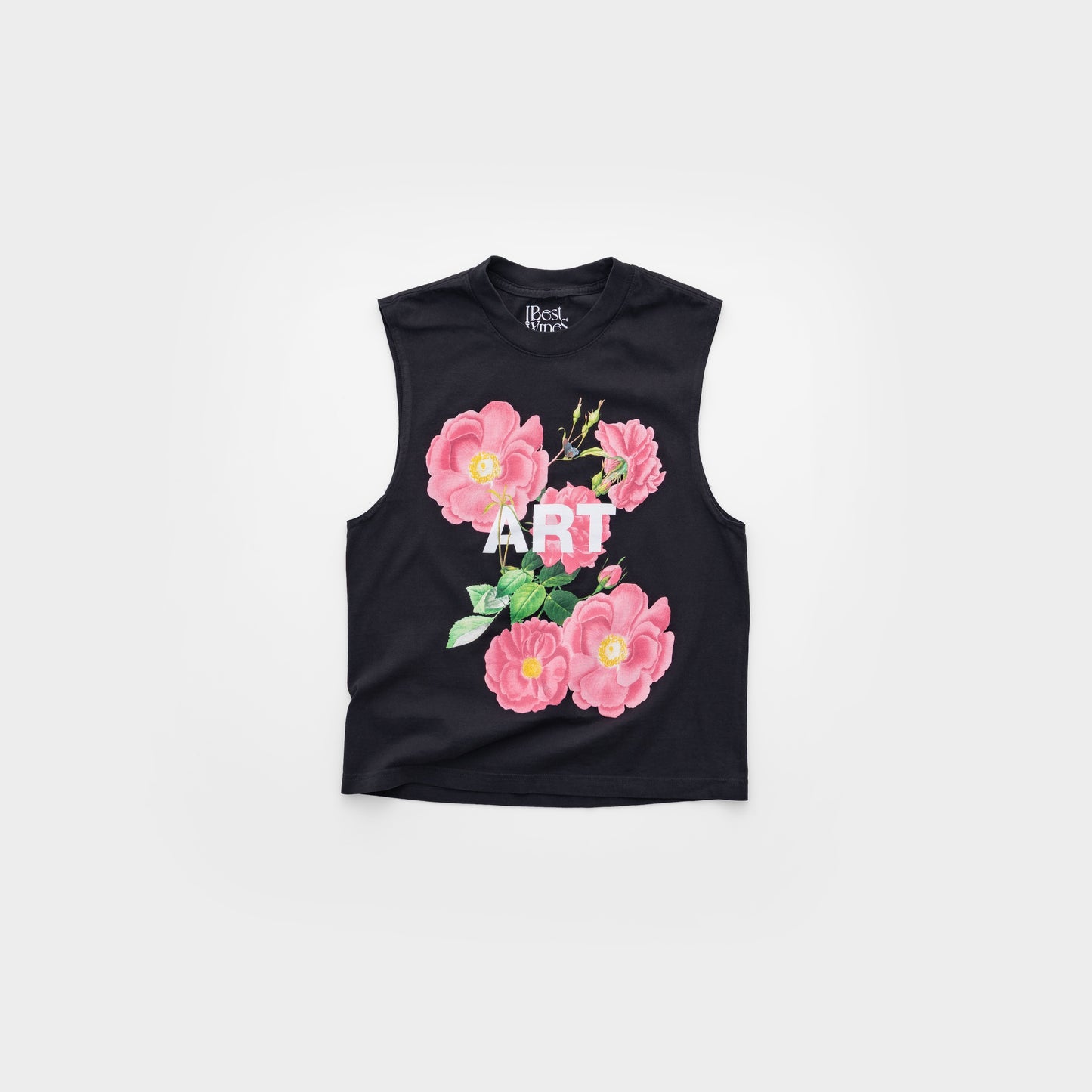 "ART" SLEEVELESS TEE [BLACK]