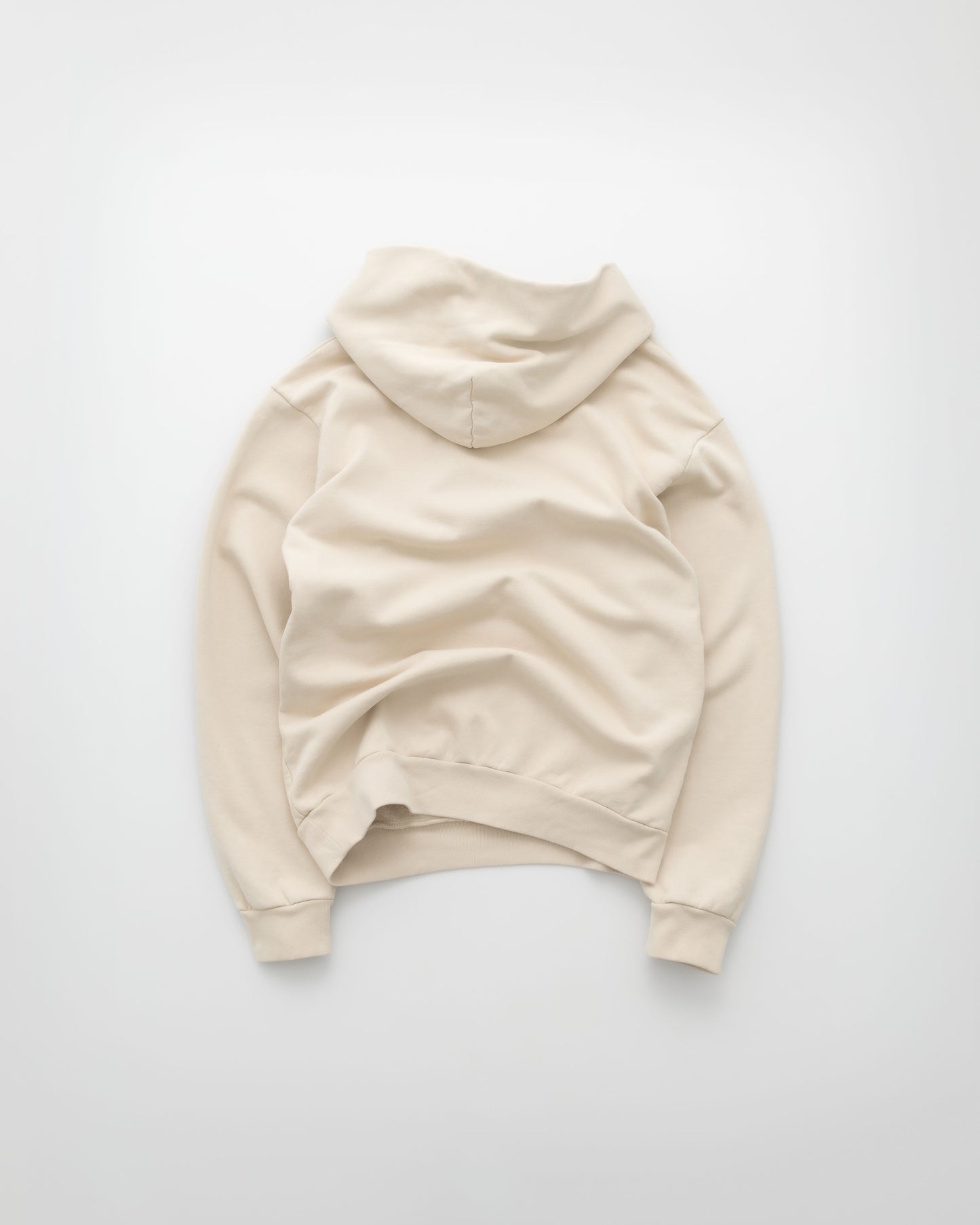 "WINE IS ART" HOODIE [CREAM]